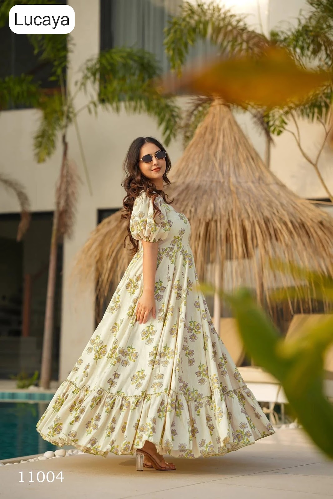 Clora Vol 11 Lucaya Rayon One Piece Gown Wholesale Price