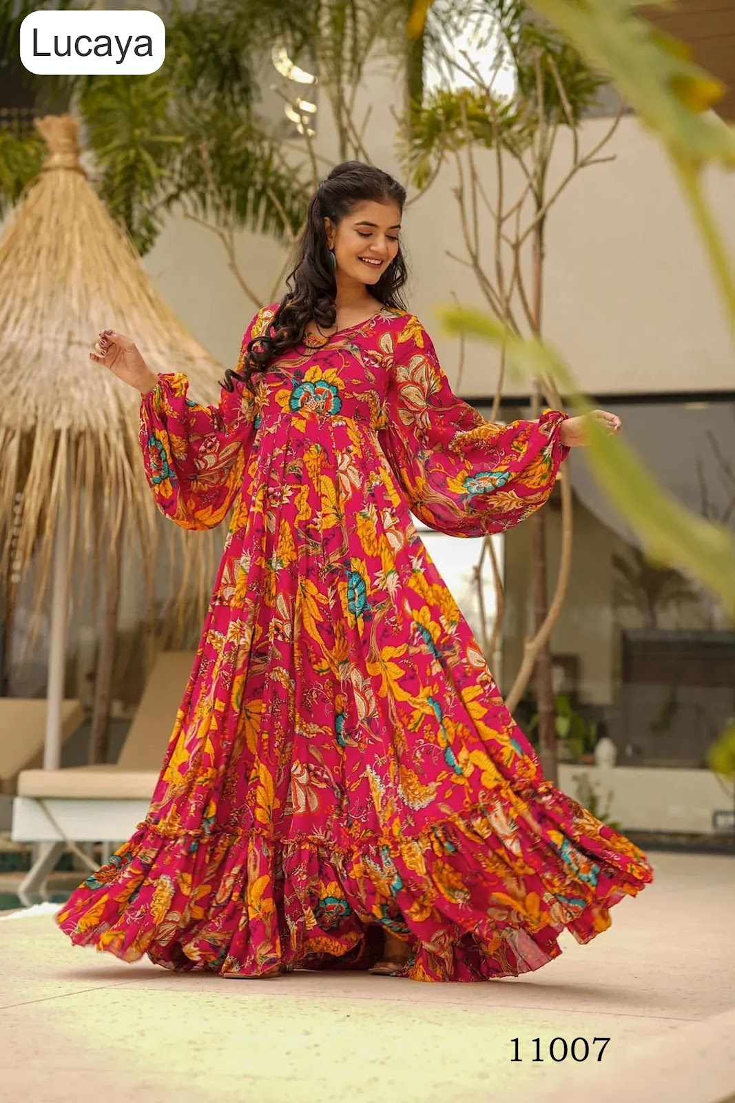 Clora Vol 11 Lucaya Rayon One Piece Gown Wholesale Price