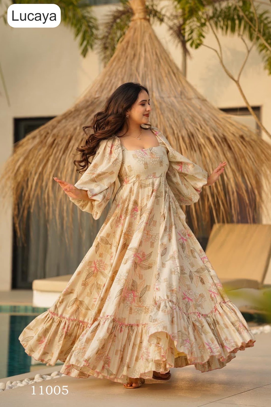 Clora Vol 11 Lucaya Rayon One Piece Gown Wholesale Price