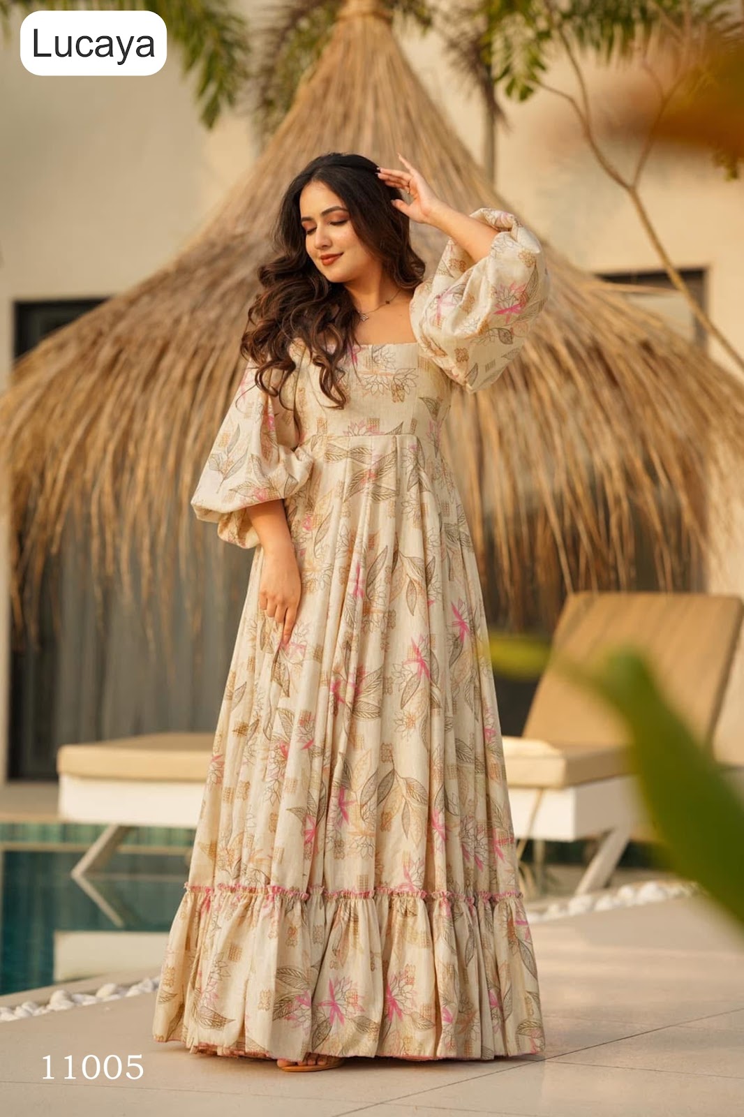 Clora Vol 11 Lucaya Rayon One Piece Gown Wholesale Price