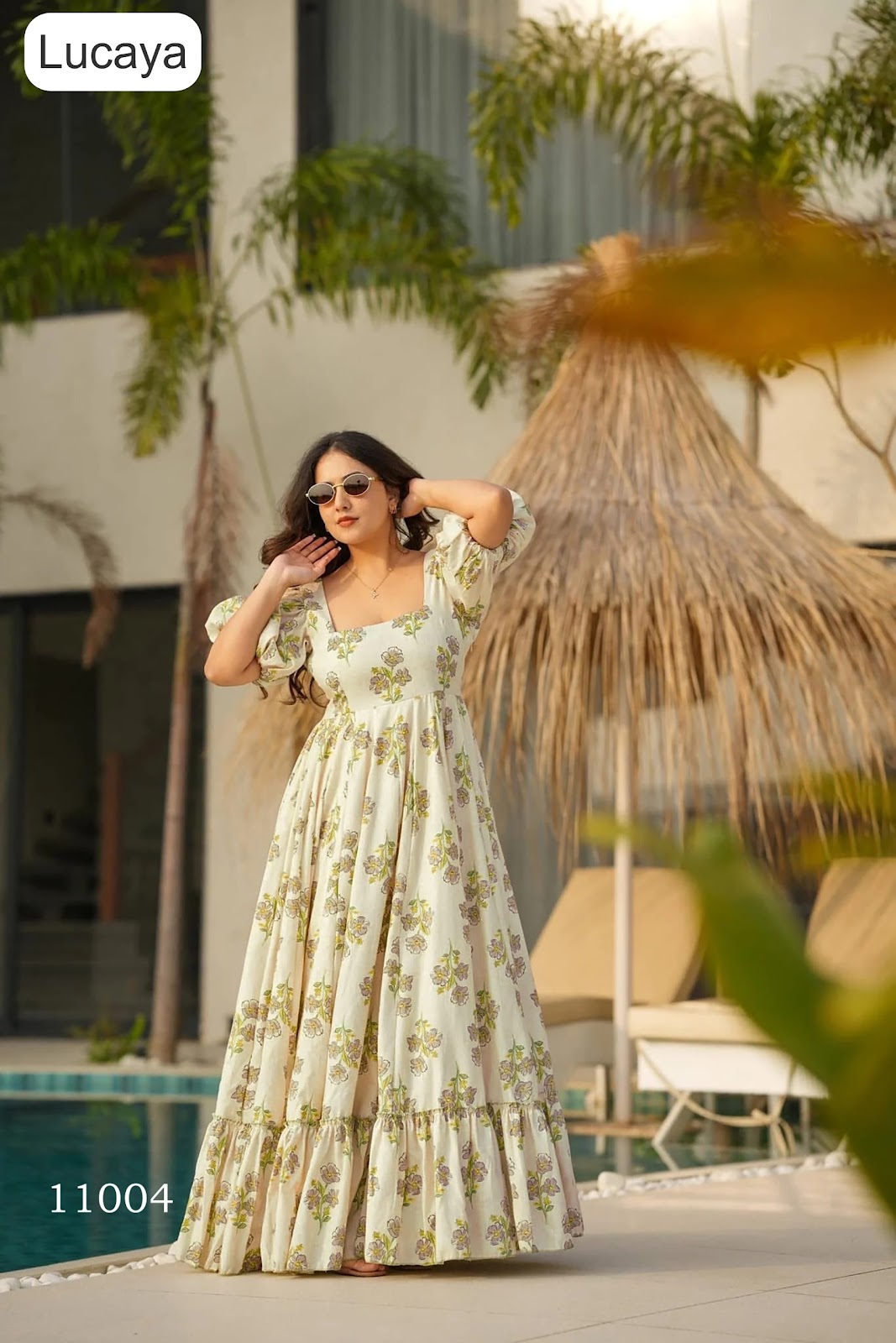 Clora Vol 11 Lucaya Rayon One Piece Gown Wholesale Price