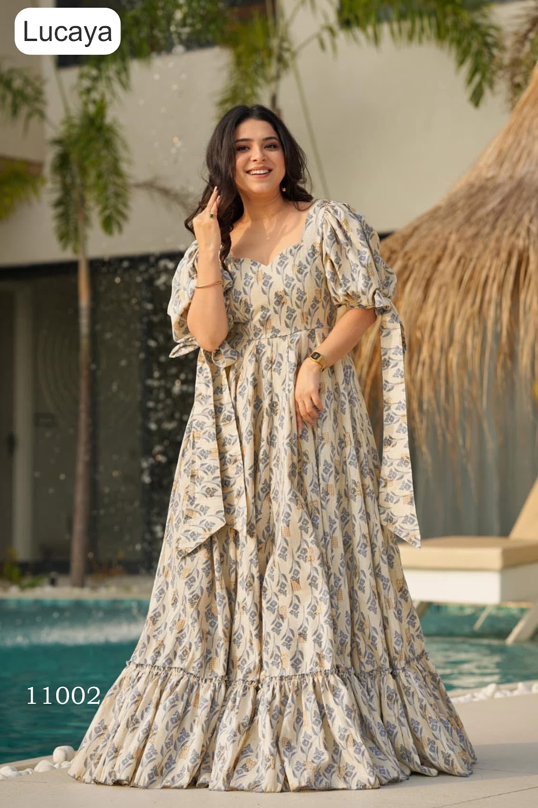 Clora Vol 11 Lucaya Rayon One Piece Gown Wholesale Price