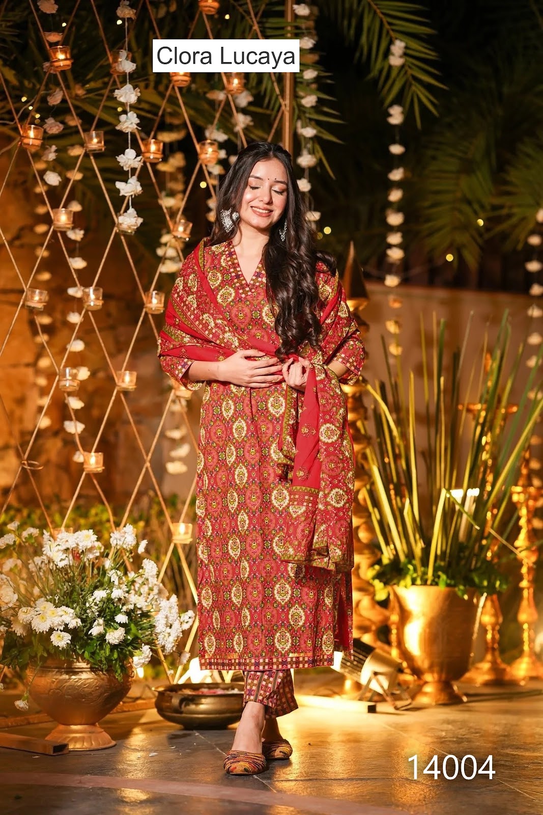 Clora Vol 14 Lucaya Muslin Readymade Plazzo Style Suits Wholesaler Gujarat