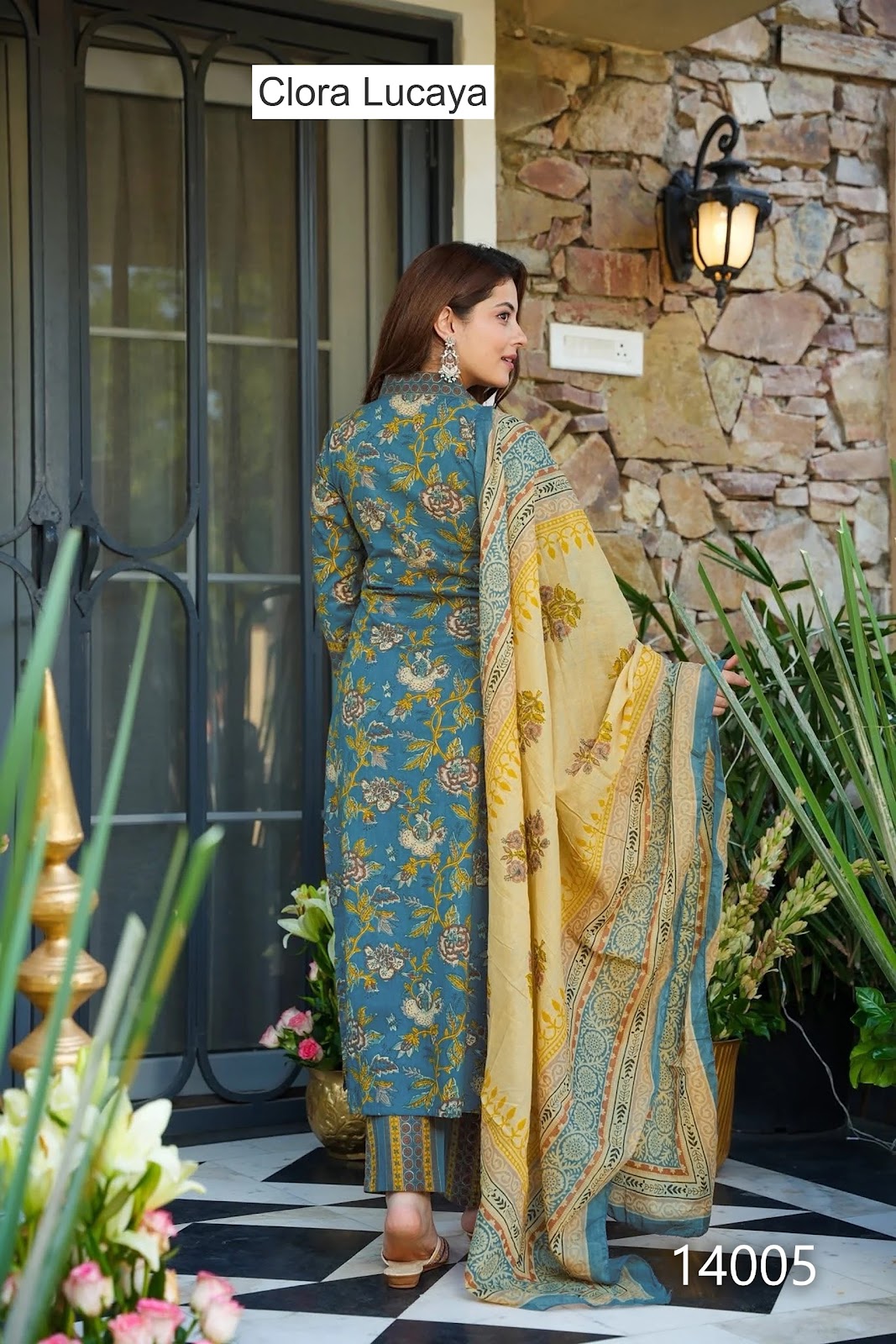 Clora Vol 14 Lucaya Muslin Readymade Plazzo Style Suits Wholesaler Gujarat