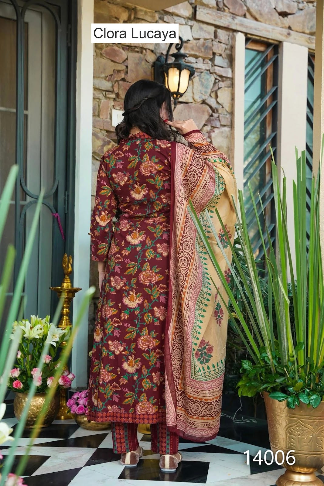 Clora Vol 14 Lucaya Muslin Readymade Plazzo Style Suits Wholesaler Gujarat