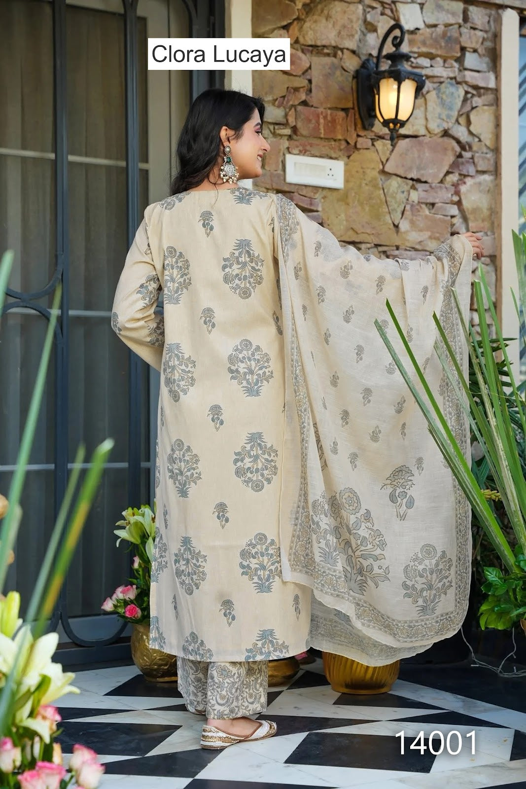 Clora Vol 14 Lucaya Muslin Readymade Plazzo Style Suits Wholesaler Gujarat