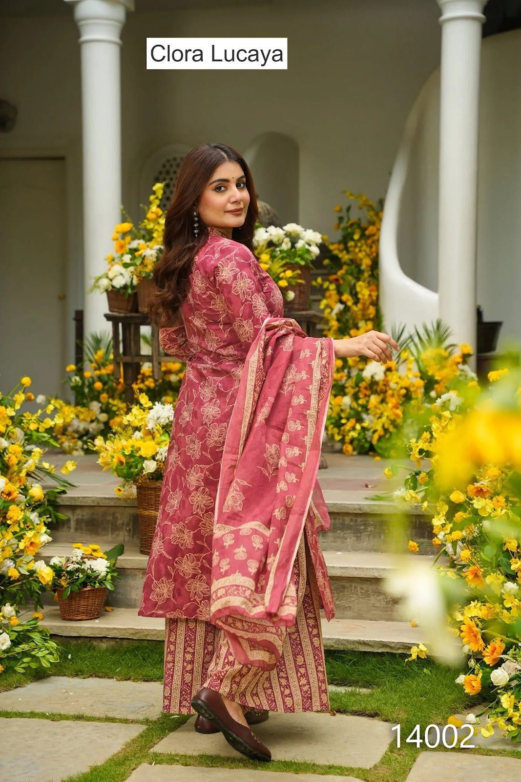 Clora Vol 14 Lucaya Muslin Readymade Plazzo Style Suits Wholesaler Gujarat