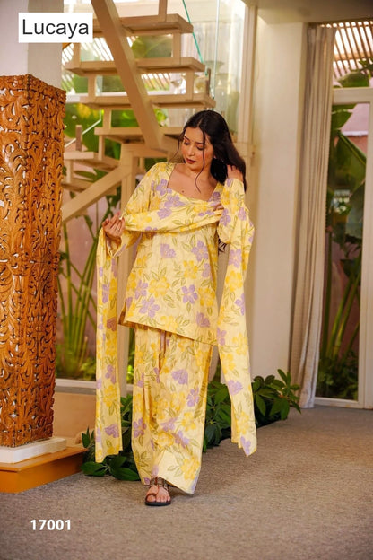 Clora Vol 17 Lucaya Cambric Cotton Readymade Suits Wholesale Price