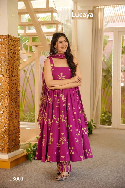 Clora Vol 18 Lucaya Muslin Readymade Suits Manufacturer India