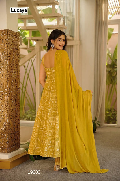 Clora Vol 19 Lucaya Muslin Readymade Suits Supplier India