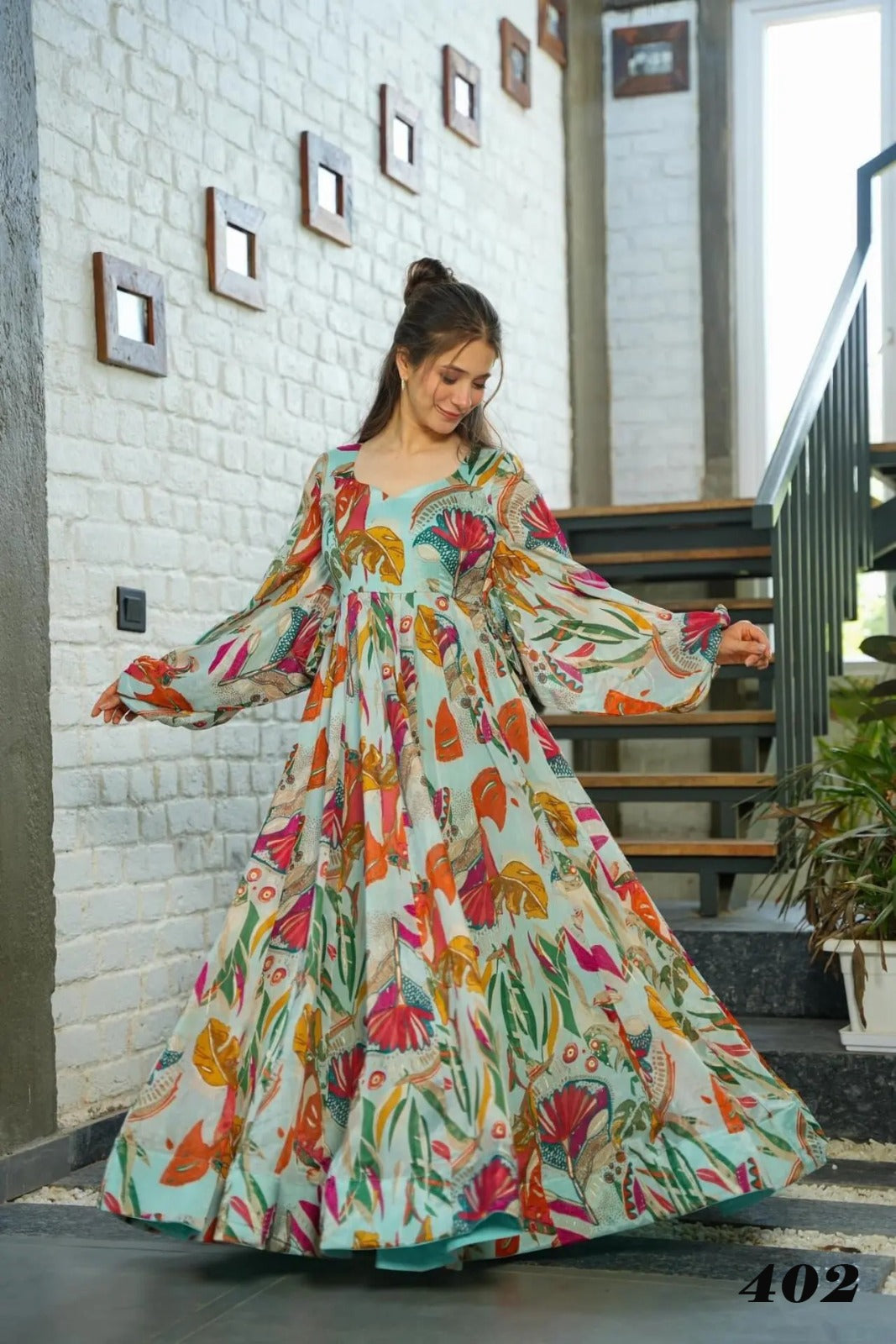 ワンピース Riu flower&marble dress rienda | Riuコラボカシュクールワンピース (ワンピース(ミニ