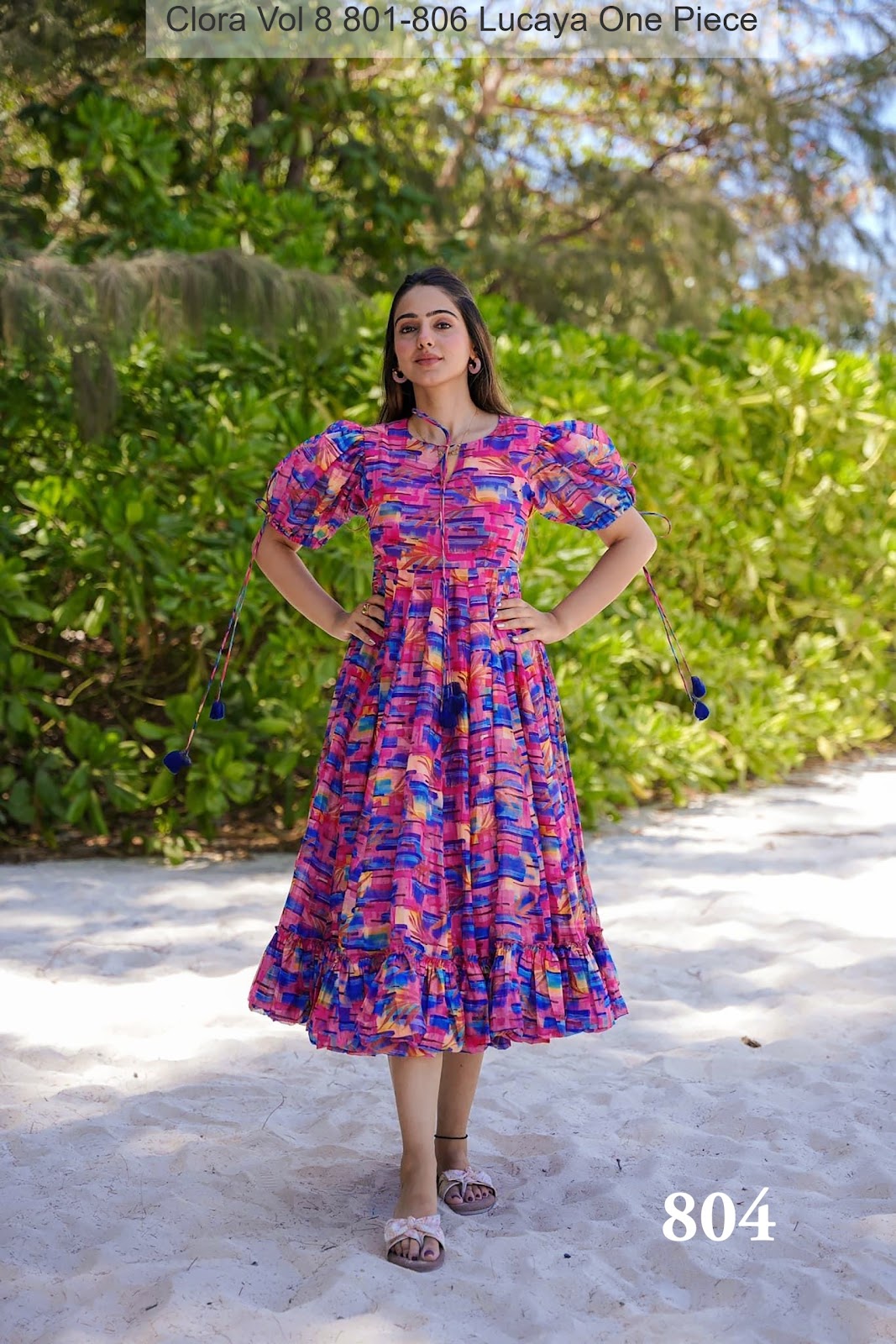 Clora Vol 8 801-806 Lucaya Heavy Rayon One Piece Wholesale Price