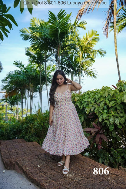 Clora Vol 8 801-806 Lucaya Heavy Rayon One Piece Wholesale Price