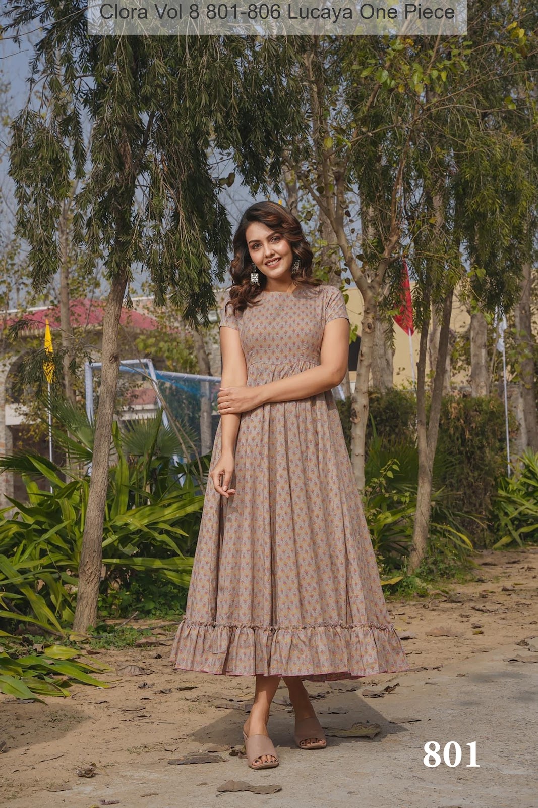 Clora Vol 8 801-806 Lucaya Heavy Rayon One Piece Wholesale Price