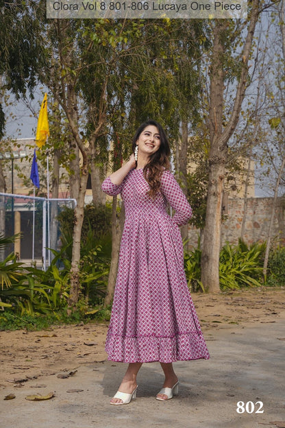 Clora Vol 8 801-806 Lucaya Heavy Rayon One Piece Wholesale Price