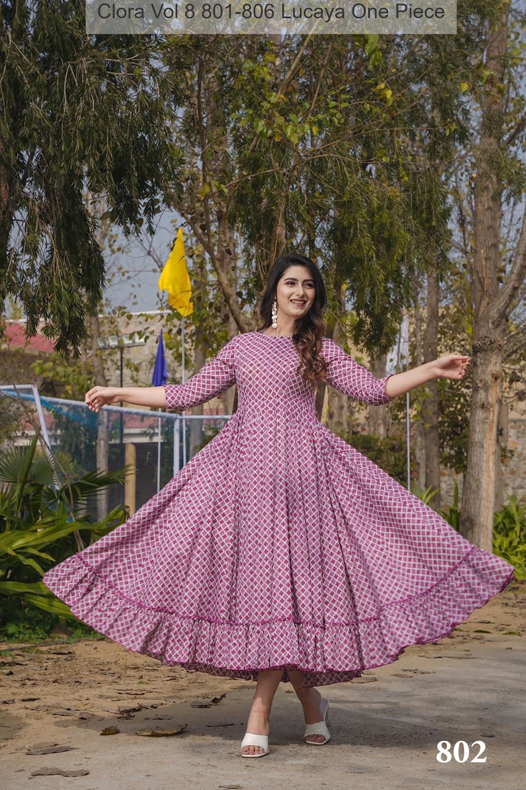 Clora Vol 8 801-806 Lucaya Heavy Rayon One Piece Wholesale Price