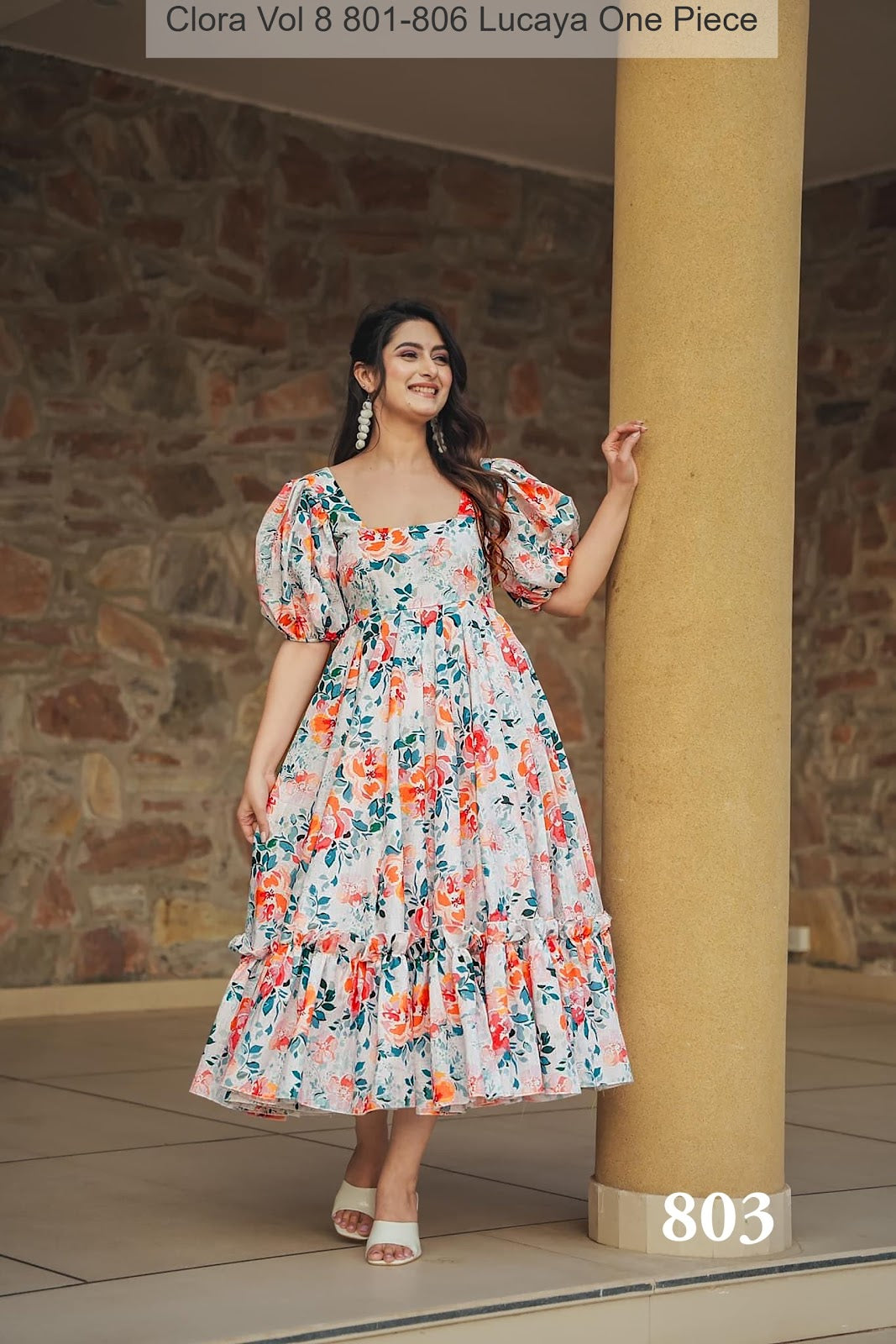 Clora Vol 8 801-806 Lucaya Heavy Rayon One Piece Wholesale Price