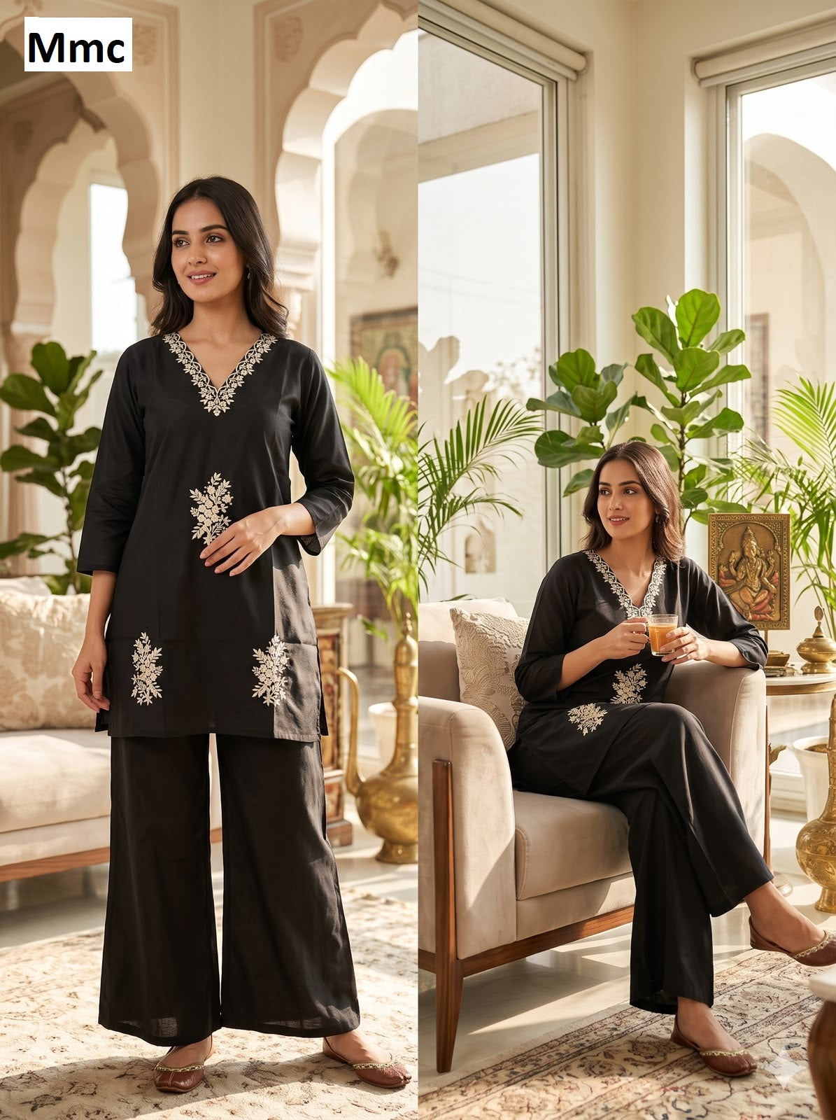 Clover Flower Mmc Dhabu Cotton Co Ord Set Supplier India