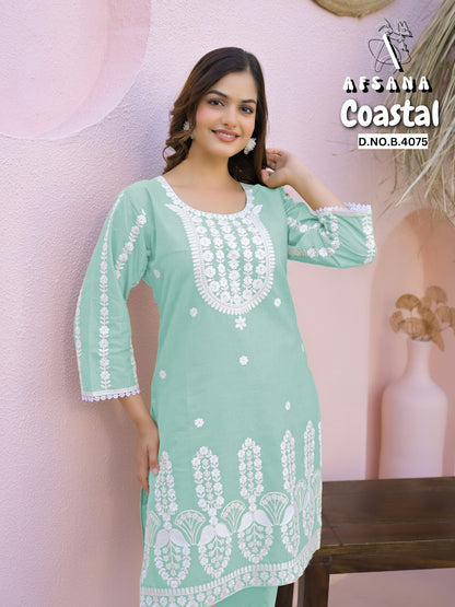 Coastal Afsana Cotton Co Ord Set Manufacturer Ahmedabad