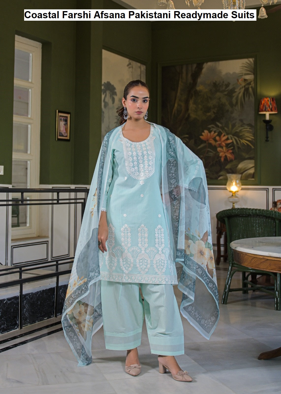 Coastal Farshi Afsana Cotton Pakistani Readymade Suits Wholesaler India