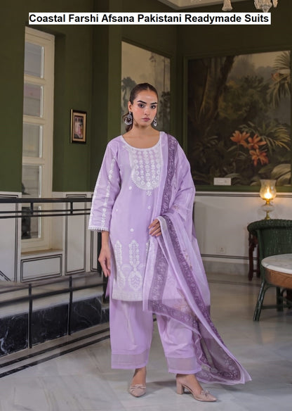 Coastal Farshi Afsana Cotton Pakistani Readymade Suits Wholesaler India