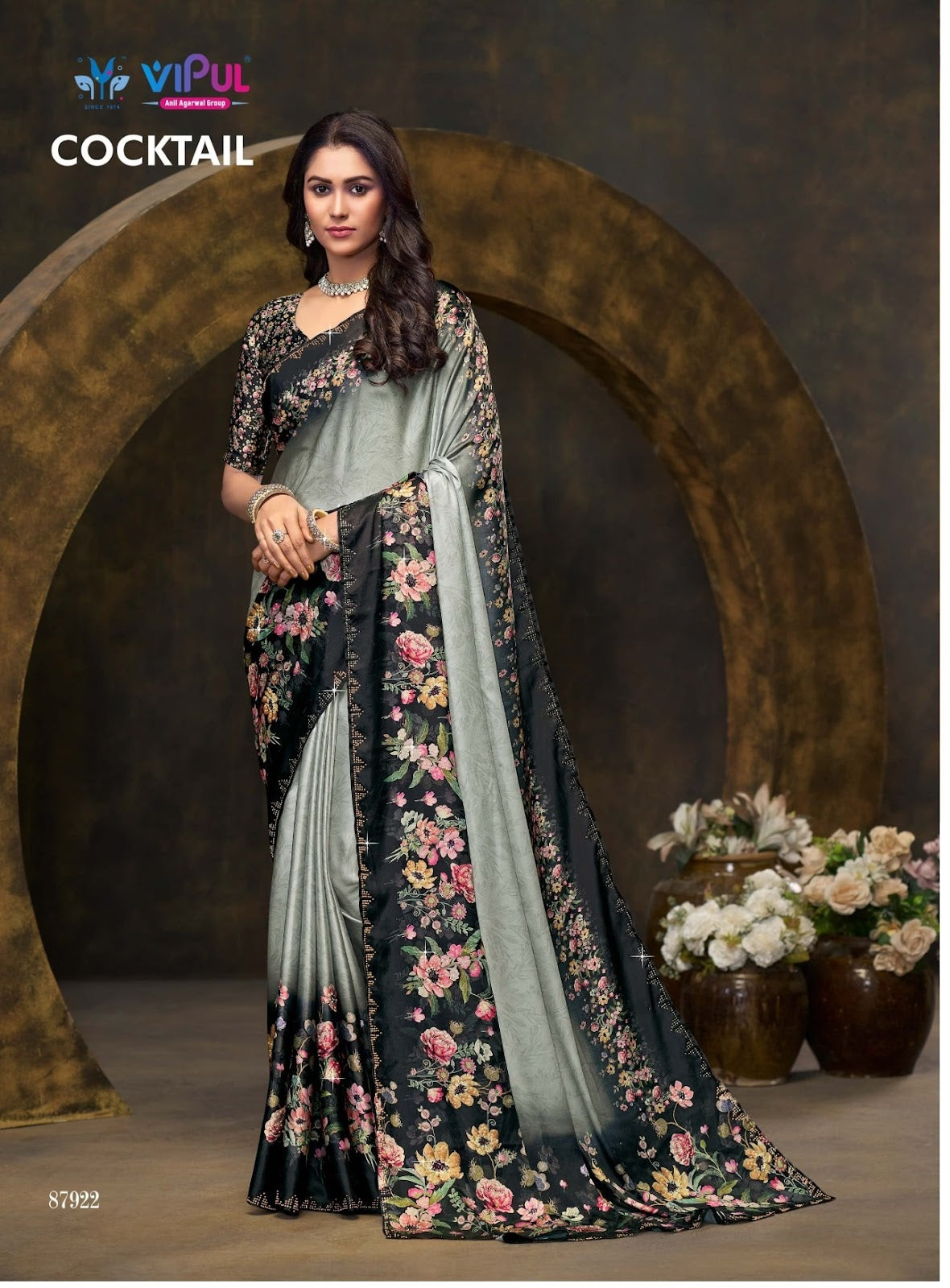 Cocktail 87921 To 87929 Vipul Silk Sarees Wholesale
