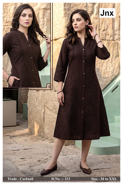 Cocktail Jnx Rayon 22Kg A-Line Kurti Exporter Ahmedabad