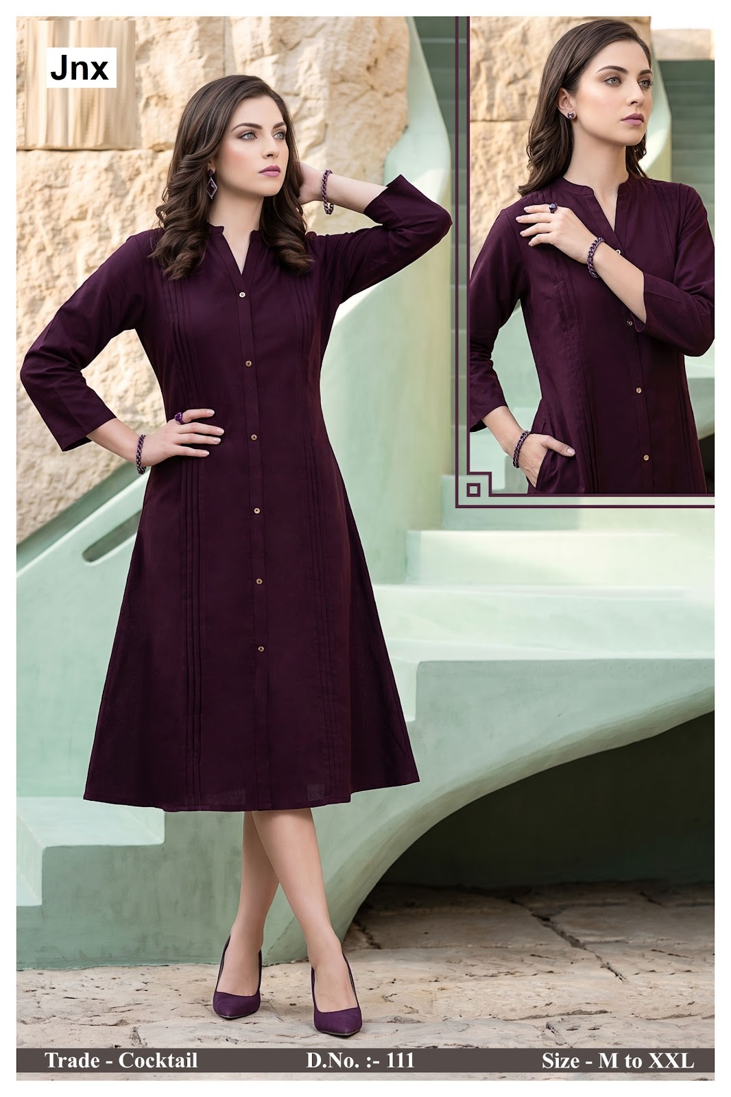 Cocktail Jnx Rayon 22Kg A-Line Kurti Exporter Ahmedabad