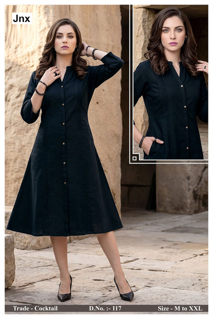 Cocktail Jnx Rayon 22Kg A-Line Kurti Exporter Ahmedabad