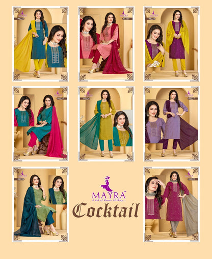 Cocktail Mayra Vetican Readymade Pant Style Suits Manufacturer India
