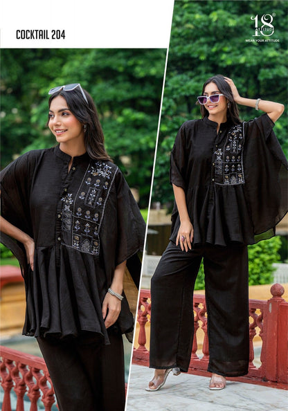 Cocktail Vol 2 18 Attitude Vichitra Silk Co Ord Set Wholesale