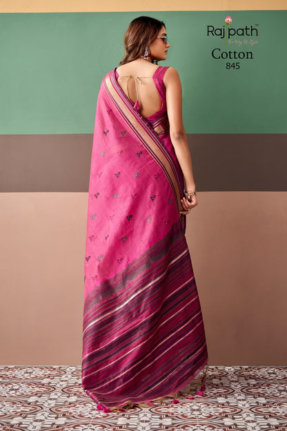 Coco Cotton Rajpath Sarees Supplier Gujarat