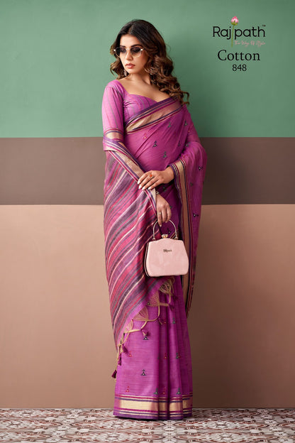 Coco Cotton Rajpath Sarees Supplier Gujarat