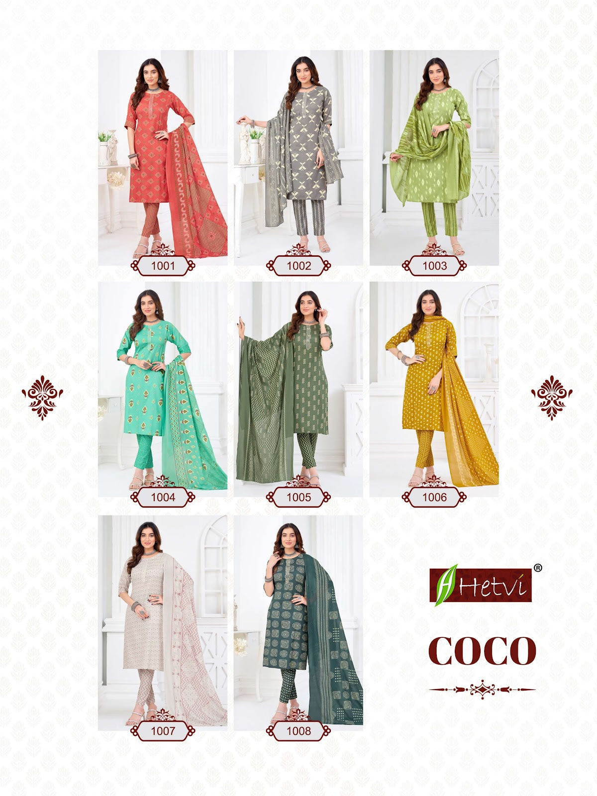 Coco Hetvi Two Tone Readymade Pant Style Suits Exporter Gujarat