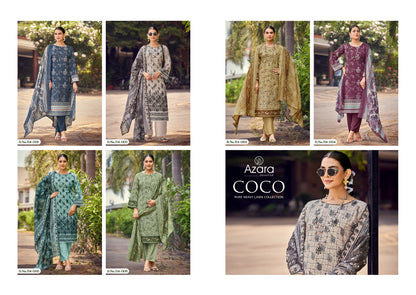 Coco Radhika Fashion Azara Lawn Karachi Salwar Suits Wholesale Price