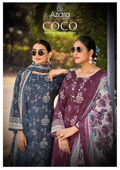 Coco Radhika Fashion Azara Lawn Karachi Salwar Suits Wholesale Price