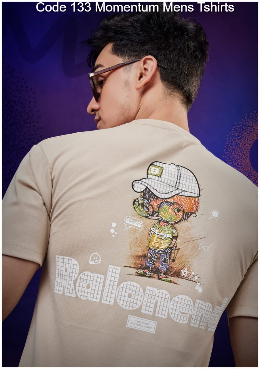 Code 133 Momentum Feather Knit Mens Tshirts Wholesaler India