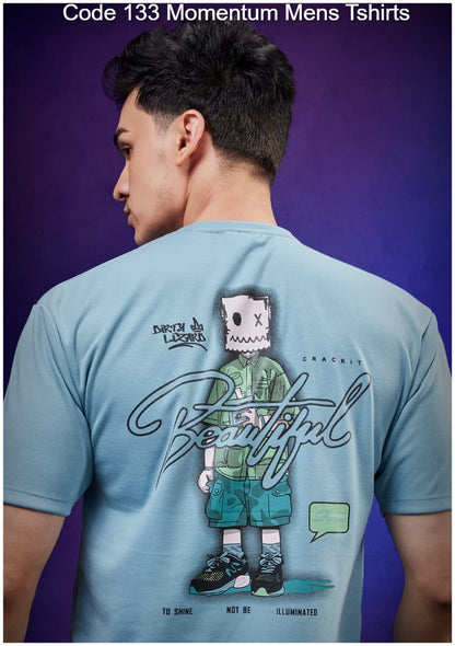 Code 133 Momentum Feather Knit Mens Tshirts Wholesaler India