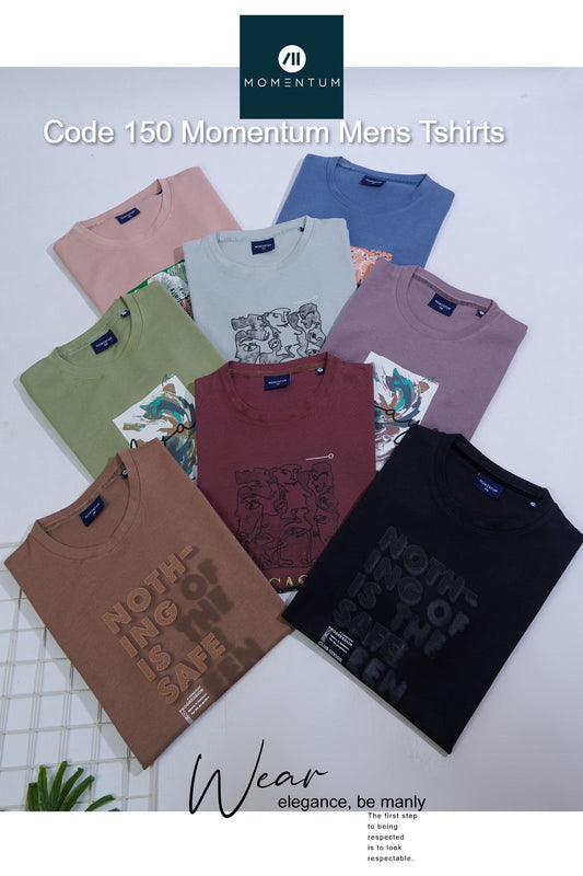 Code 150 Momentum Canvas Mens Tshirts Wholesale Price