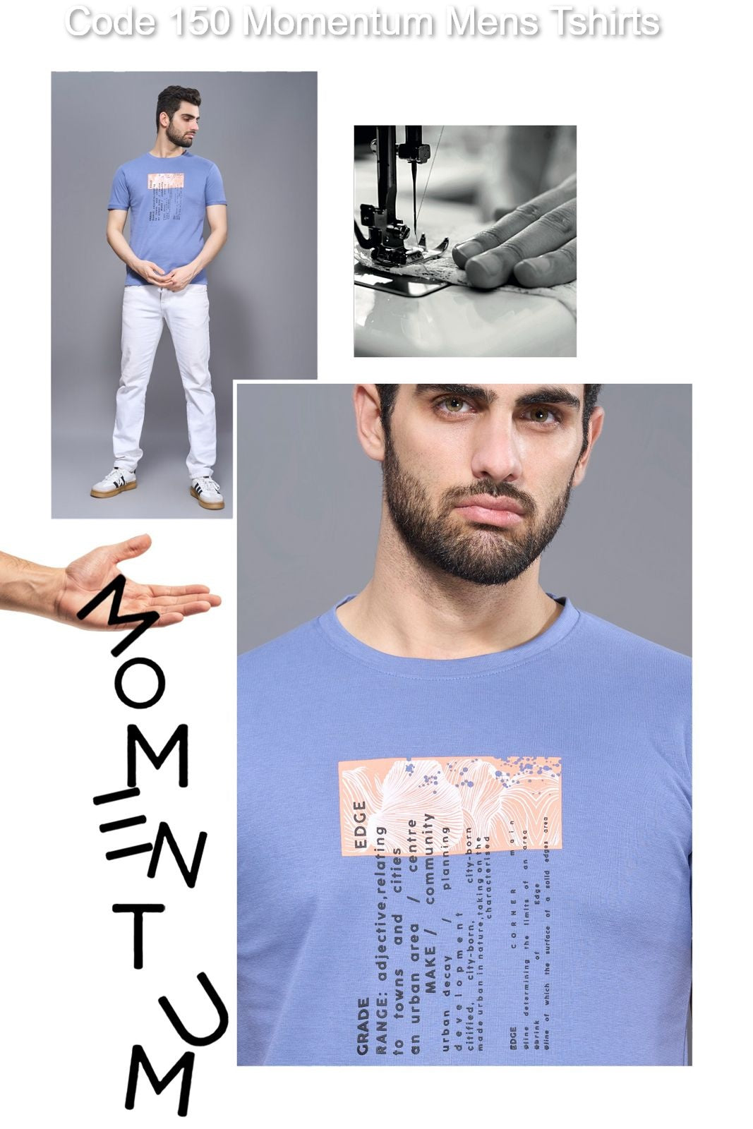 Code 150 Momentum Canvas Mens Tshirts Wholesale Price