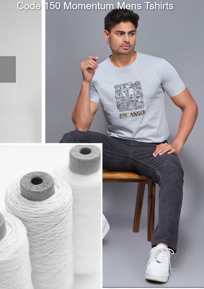 Code 150 Momentum Canvas Mens Tshirts Wholesale Price