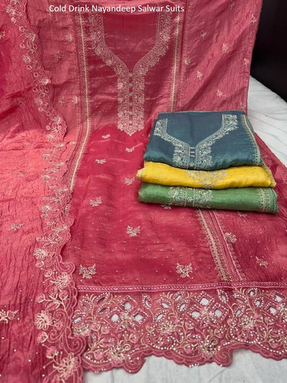 Cold Drink Nayandeep Crush Salwar Suits Exporter Gujarat