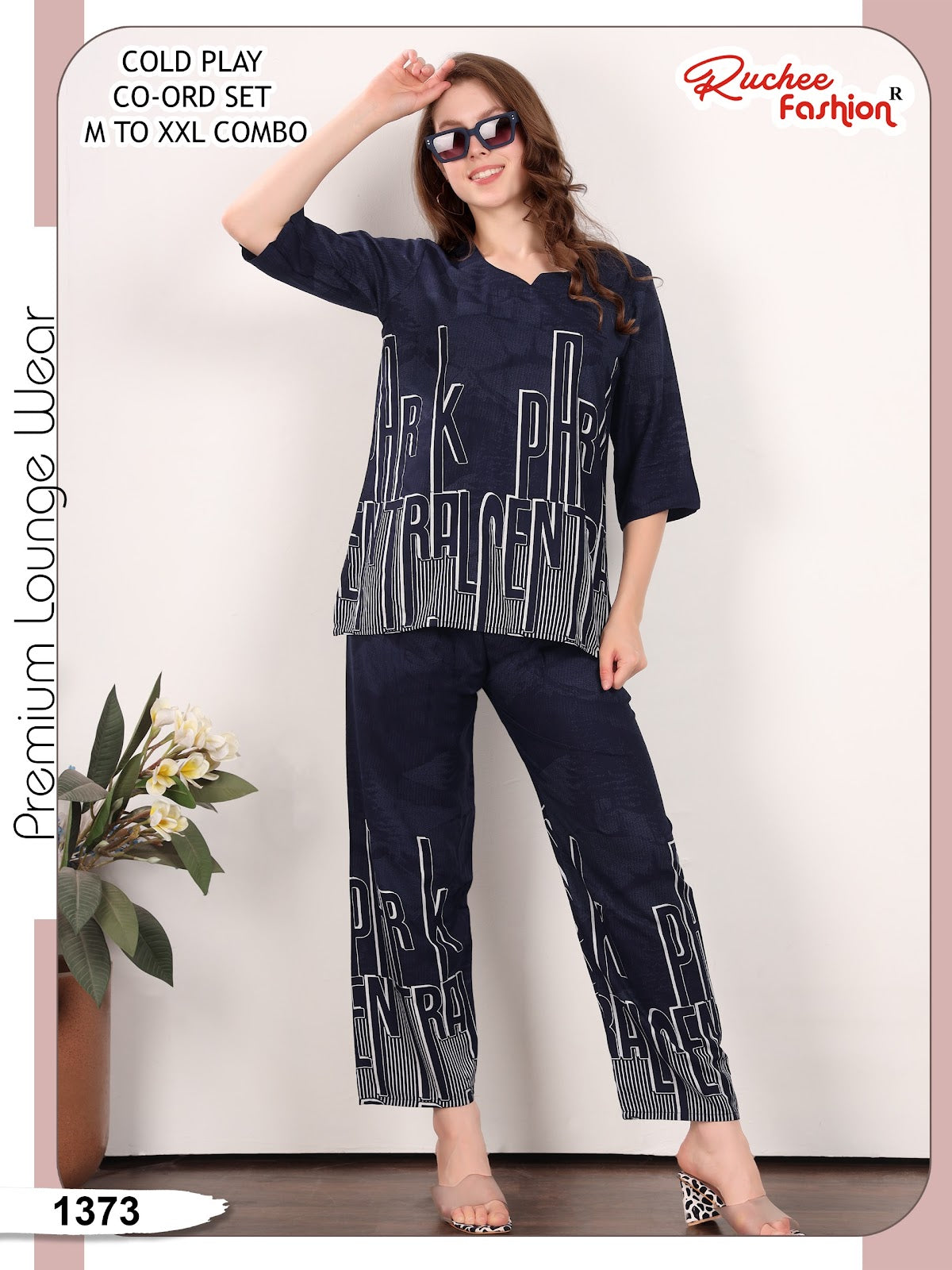 Cold Play 0607 Ruchee Fashion Rayon Co Ord Set Exporter Ahmedabad
