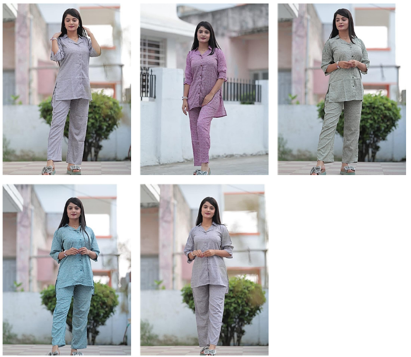 Collar 231124 Ruc Imported Co Ord Set Exporter