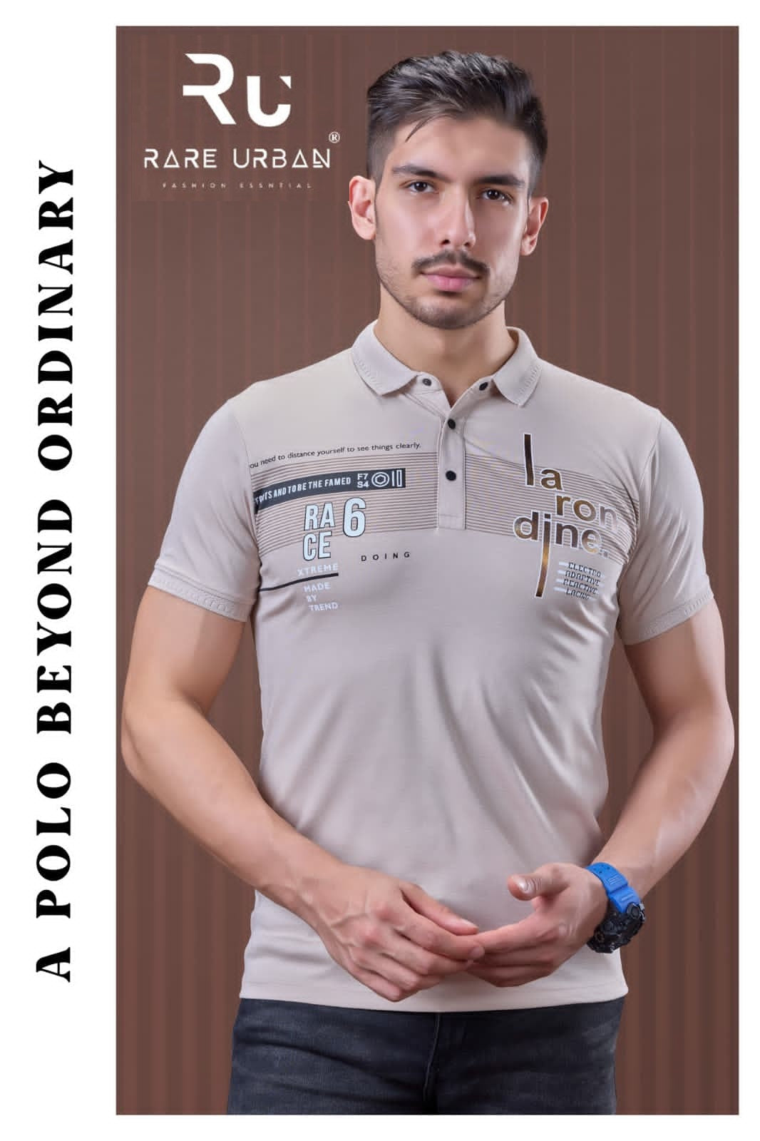 Collar 5918 Rare Urban Tencil Lycra Mens Tshirts Exporter