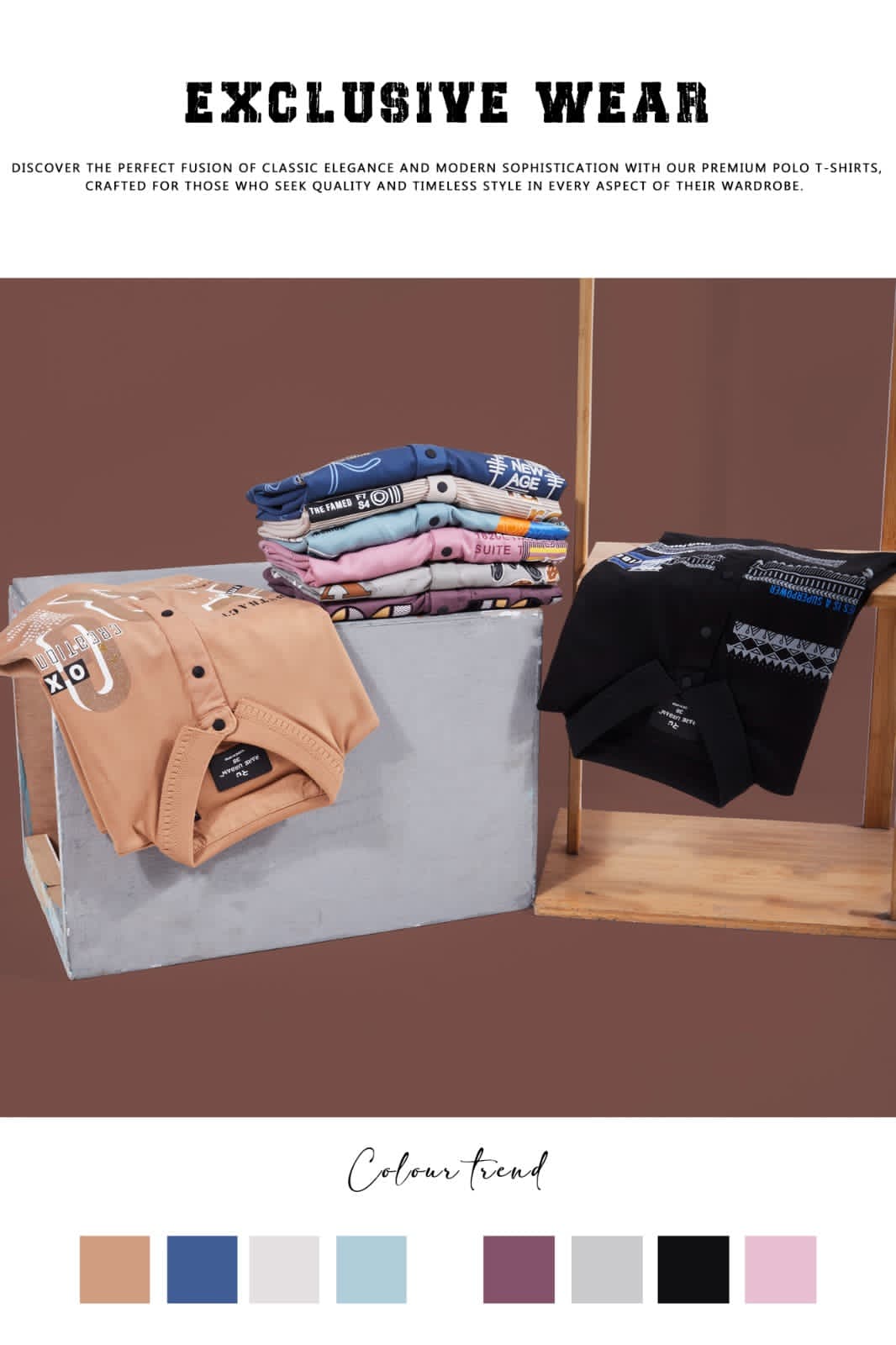 Collar 5918 Rare Urban Tencil Lycra Mens Tshirts Exporter