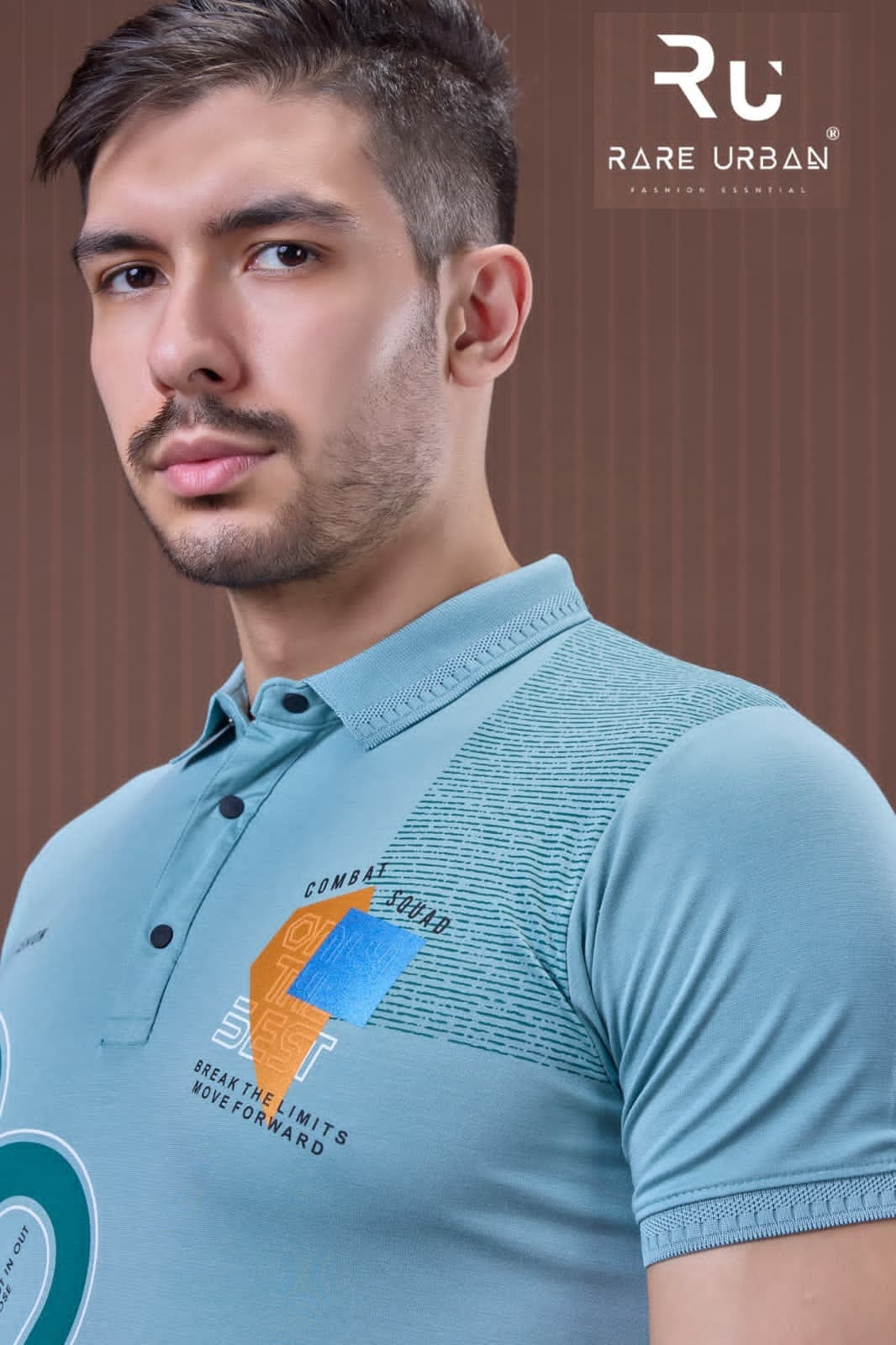 Collar 5918 Rare Urban Tencil Lycra Mens Tshirts Exporter