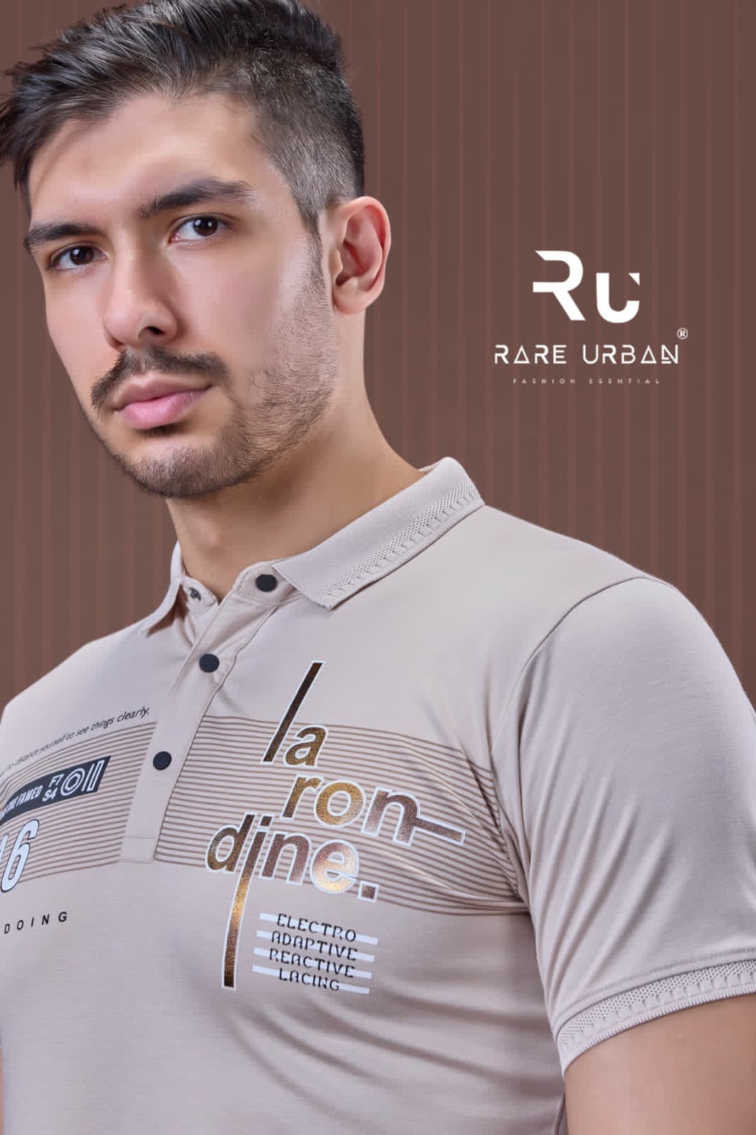 Collar 5918 Rare Urban Tencil Lycra Mens Tshirts Exporter