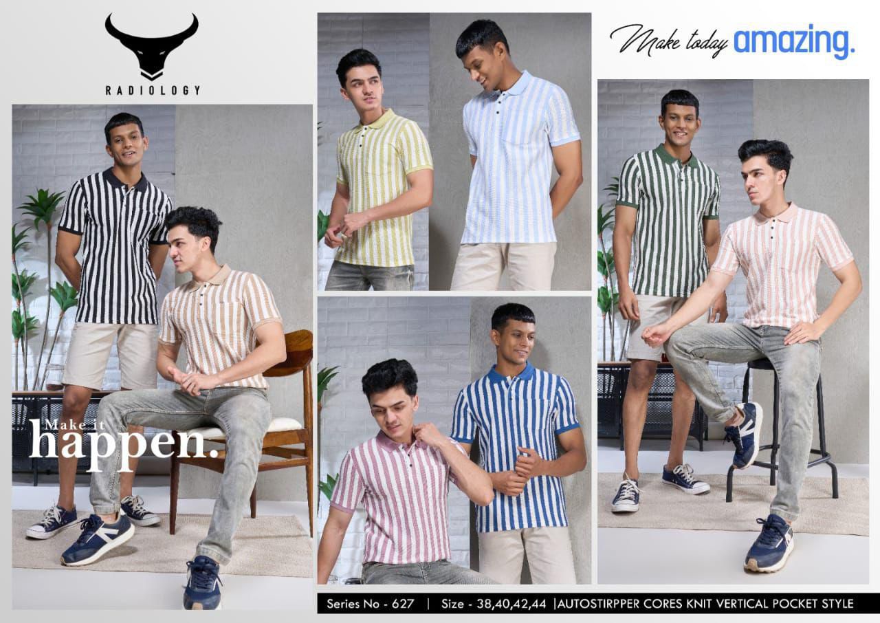 Collar Neck Series No 627 Stripper Radiology Knit Mens Tshirts Manufacturer Ahmedabad