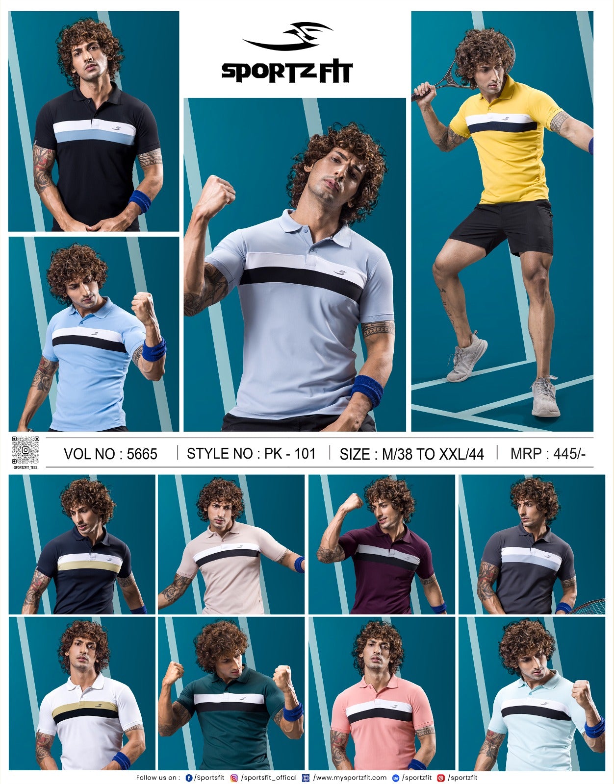 Collar Neck Vol 5665 Sportz Fit Pq Mens Tshirts Supplier Ahmedabad